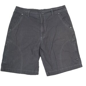 Killik Men's Gray 6 Pocket Outdoor Hiking Cargo Shorts 34x9